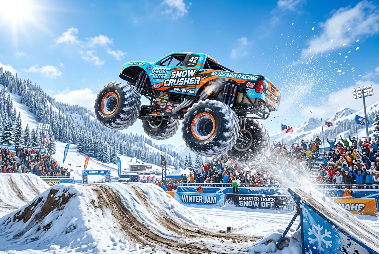 Monster Truck 3D Winter Frost