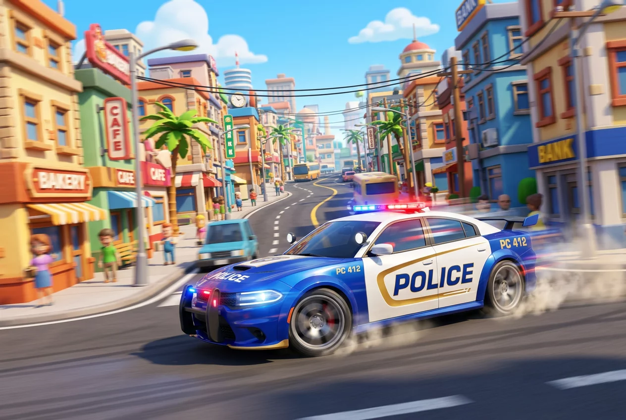 Police Car Cop Real Simulator Patrol
