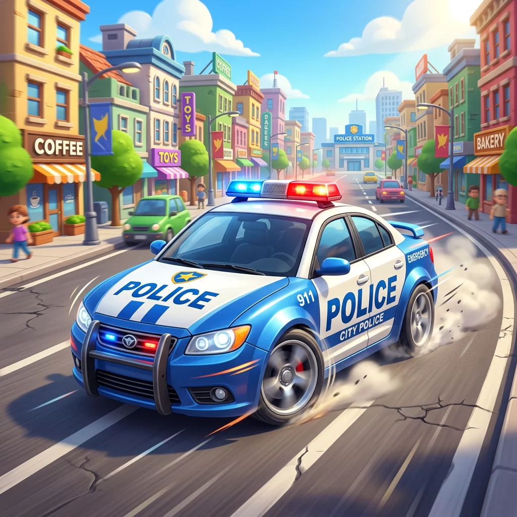 Police Car Cop Real Simulator Patrol